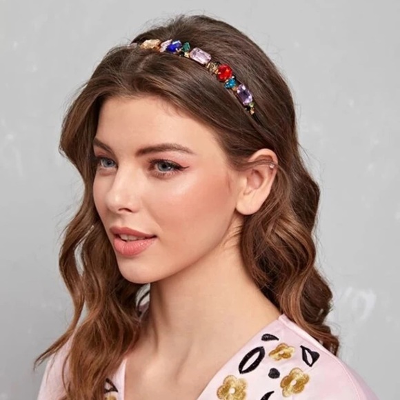 Rhinestone Luxury Crystals Headband - Picture 4 of 4